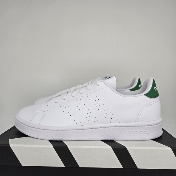 adidas gazelle silver green womens Adidas Unisex Advantage Base Court Lifestyle Triple Black Shoes  INSPORT
